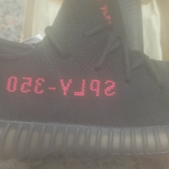 Size 10.5 yeezy boost 350 Bred main image 4